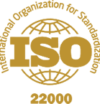 22000 ISO symbol - golden